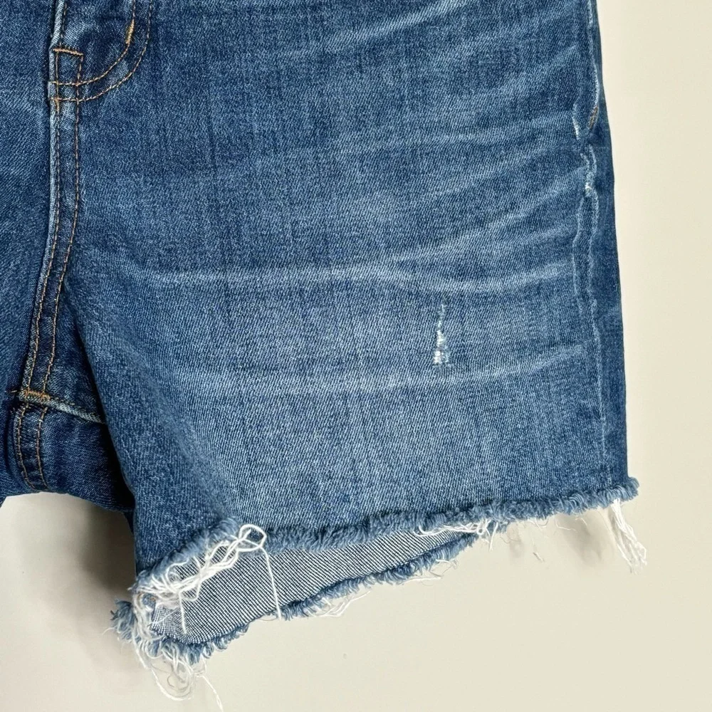 Madewell High-Rise Denim Shorts in Glenoaks Wash: Cutoff Edition, Size 28